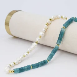 Treasure Jewels, Inc. Jewelry*Pretty In Blue Gemstone Necklace