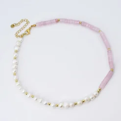 Treasure Jewels, Inc. Jewelry*Pretty In Pink Gemstone Necklace