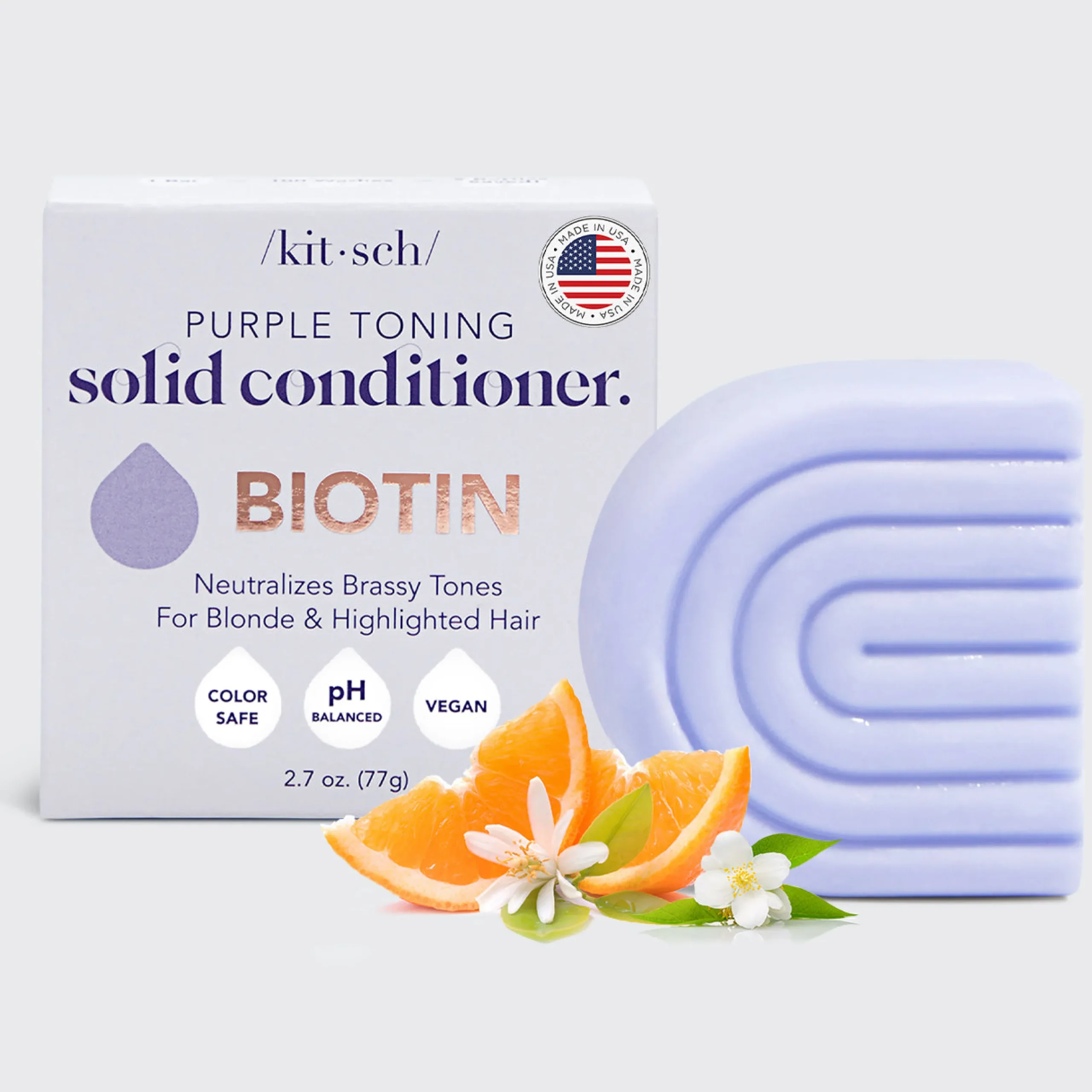 KITSCH Beauty | Home & Gift*Purple Toning Conditioner Bar for Color Treated & Grey Hair