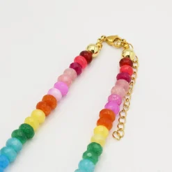 Treasure Jewels, Inc. Jewelry*Rainbow Gemstone Necklace