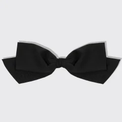 KITSCH Beauty*Recycled Fabric Bow Hair Clip - Black