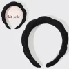 KITSCH Beauty*Recycled Fabric Cloud Headband 1pc - Black