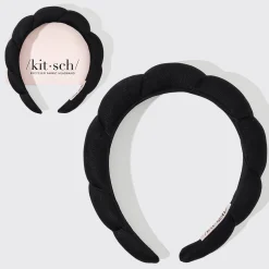 KITSCH Beauty*Recycled Fabric Cloud Headband 1pc - Black