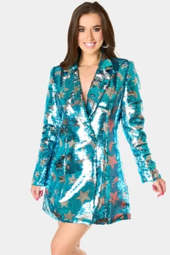 BuddyLove Clothing Label Long Sleeve Dresses | Party Dresses*Riley Blazer Dress - Light Year