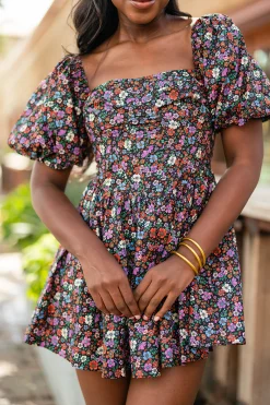 BuddyLove Clothing Label Short Sleeve Dresses | Brunch Dresses*Romeo Puff Sleeve Mini Dress -