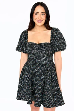 BuddyLove Clothing Label Short Sleeve Dresses | Wedding Guest*Romeo Puff Sleeve Mini Dress -