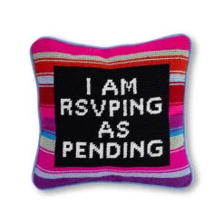 Furbish Studio Home & Gift*RSVP Needlepoint Pillow