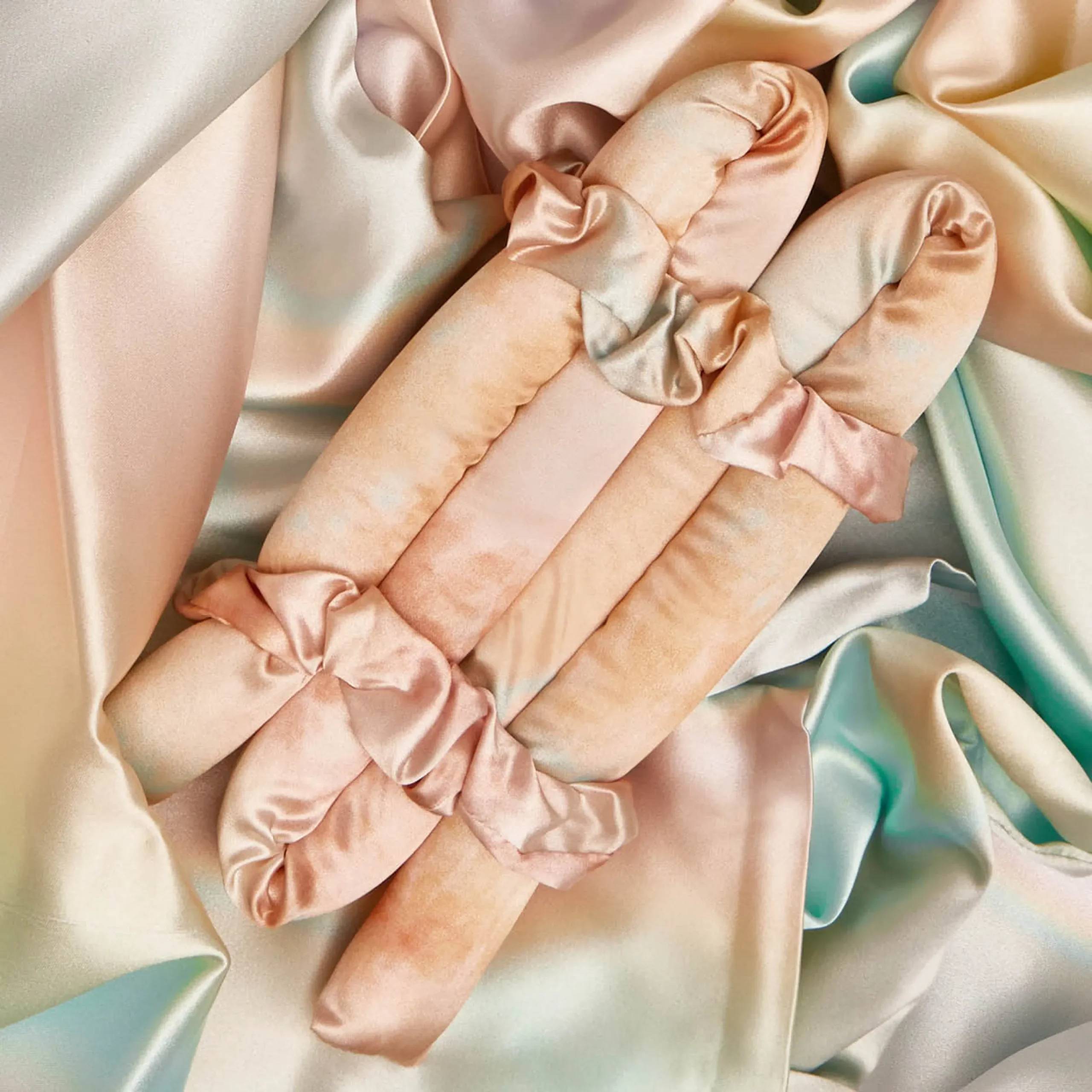 KITSCH Beauty*Satin Heatless Curling Set - Sunset Tie Dye