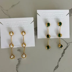 Chansuttpearls Jewelry*SCARLETT EARRINGS
