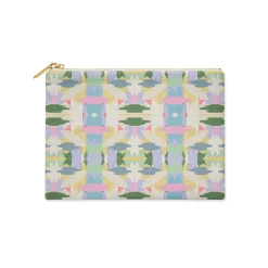 CB Studio Home & Gift*Single Initial - Large Flat Zip Pouch Mila Lilac - New!
