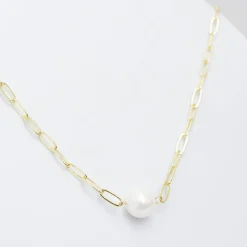 Treasure Jewels, Inc. Jewelry*Single Pearl Gold Necklace