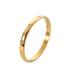 Chansuttpearls Jewelry*SQUARE DIAMOND BANGLE