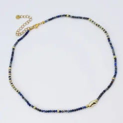 Treasure Jewels, Inc. Jewelry*Stormy Blue Sky Gemstone Necklace