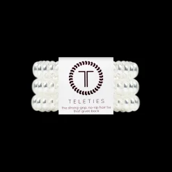 Teleties Hair Accessories | Bride To Be Dresses*Large Ponytail Holder - Crystal Clear