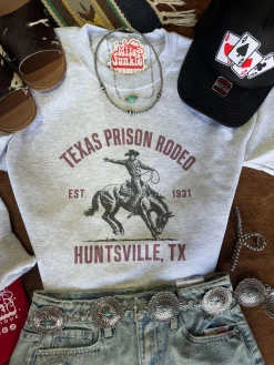 Wild Junkie Pajamas | Outerwear*Texas Prison Rodeo Graphic Sweatshirt