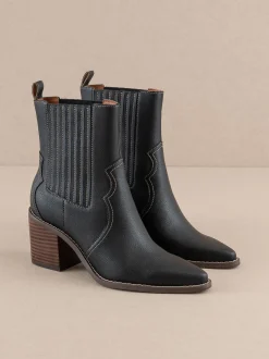 Oasis Society Shoes*The Addison | Perfectly Paneled Western Boot