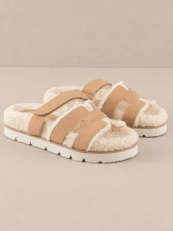 Oasis Society Shoes*The Alpine | Faux Shearling Sandals