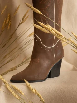 Oasis Society Shoes*The Ashton | Cowboy Boot with Flaire