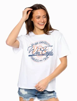 Stewart Simmons Tops*The Auburn Classic Boyfriend Tee