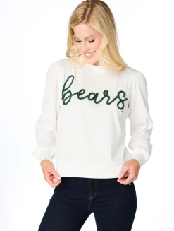 Stewart Simmons Tops*The Bears Glitter Script Long Sleeve