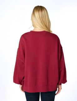 Stewart Simmons Outerwear*The Florida State Seminoles Glitter Script Balloon Pullover