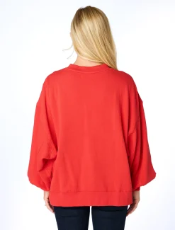 Stewart Simmons Outerwear*The How Bout Them Dawgs Glitter Script Balloon Pullover