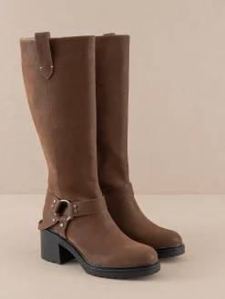 Oasis Society Shoes*The Leanne | Moto Knee High Boot