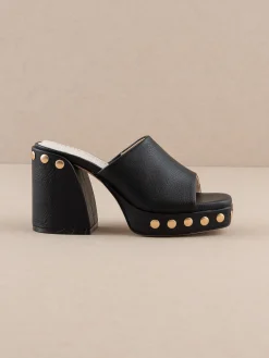 Oasis Society Shoes*The Leona | Studded Platform Heel