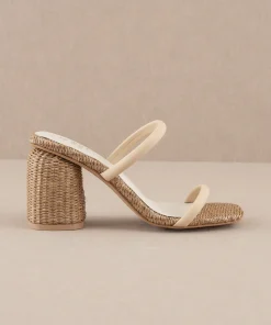 Oasis Society Shoes*The Margaret | Rattan Heel