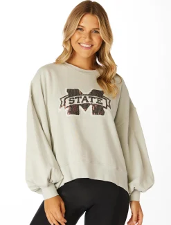 Stewart Simmons Outerwear*The Mississippi State Sequin Balloon Pullover