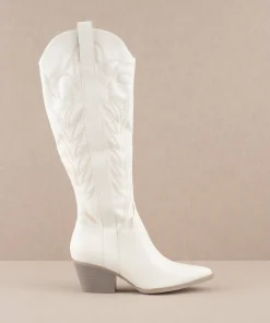 Oasis Society Shoes*The Samara | Embroidered Tall Boot