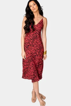 BuddyLove Clothing Label Brunch Dresses | Midi Dresses*Tiff Midi Slip Dress - Tigers Blood