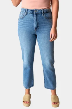 Hidden Bottoms*Tracey Classic Straight Jean - Medium Wash
