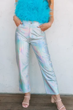 BuddyLove Clothing Label Bottoms | Party Dresses*Travolta High-Rise Metallic Pants -