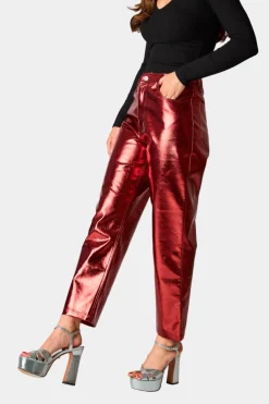 BuddyLove Clothing Label Bottoms | Party Dresses*Travolta High-Rise Metallic Pants -