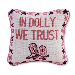 Furbish Studio Home & Gift*Trust Dolly Needlepoint Pillow