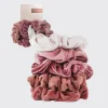KITSCH Beauty*Velvet Scrunchies - Blush/Mauve