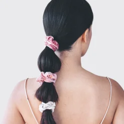 KITSCH Beauty*Velvet Scrunchies - Blush/Mauve
