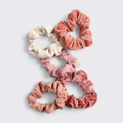 KITSCH Beauty*Velvet Scrunchies - Blush/Mauve