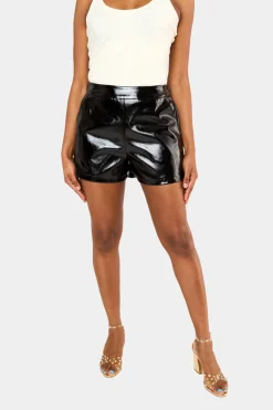 BuddyLove Clothing Label Bottoms*Vince Vegan Leather Shorts -