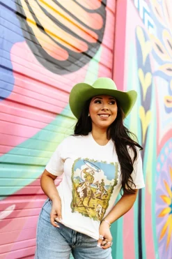 Wild Junkie Tops*Vintage Team Roping Graphic Tee