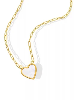 Chansuttpearls Jewelry*WHITE HEART NECKLACE