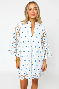 BuddyLove Clothing Label Short Sleeve Dresses | Long Sleeve Dresses*Wren Lace Mini Dress - Ultramarine