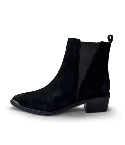 Naughty Monkey Shoes*Wylie Suede Ankle Boot in Black