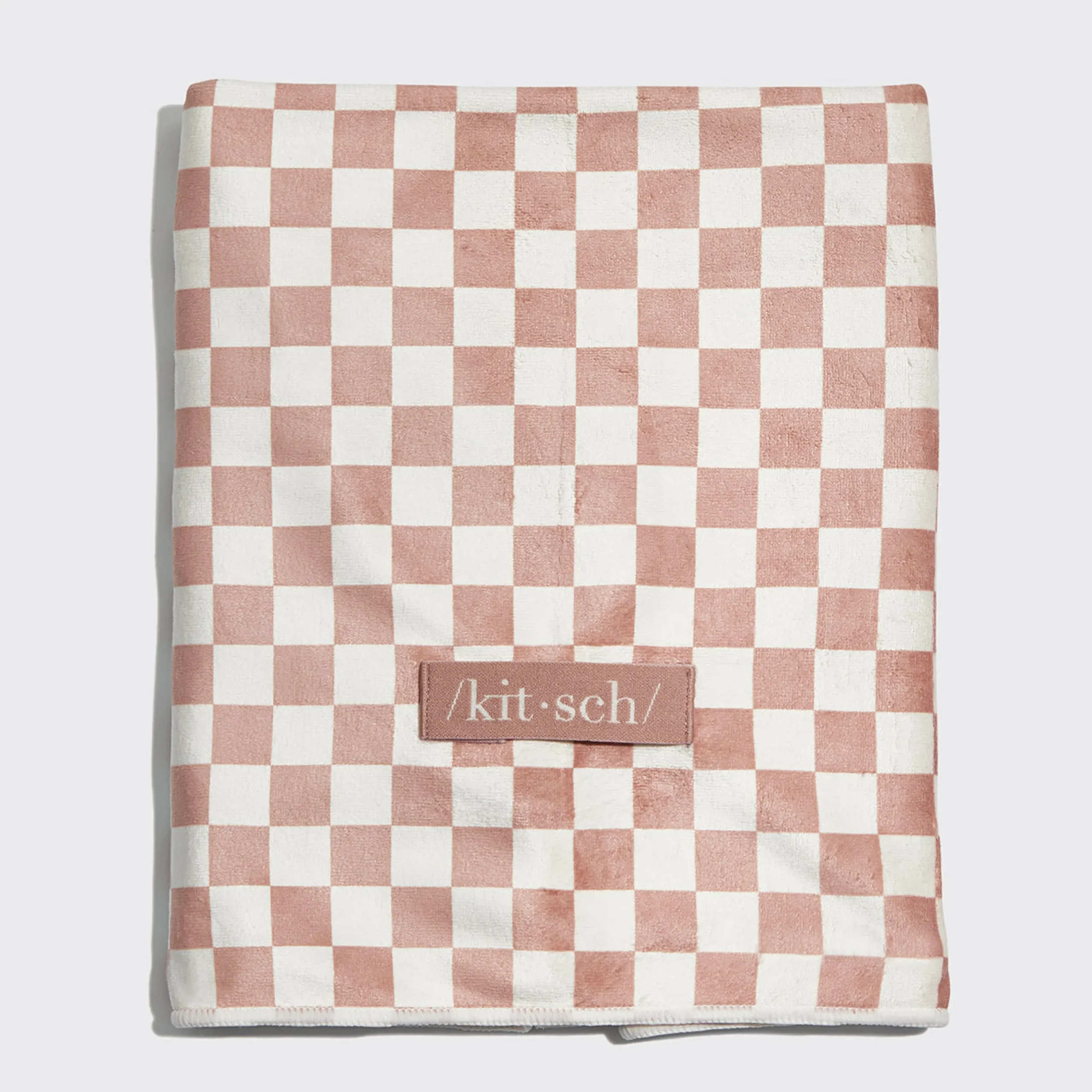 KITSCH Beauty*XL Quick-Dry Hair Towel Wrap - Checker