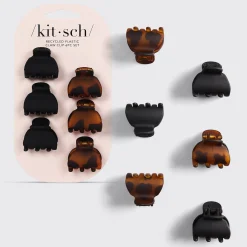 KITSCH Beauty*X-Small Claw Clips 6pc - Recycled Plastic