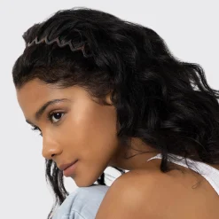 KITSCH Beauty*Zig Zag Headband 2pc - Black & Tort